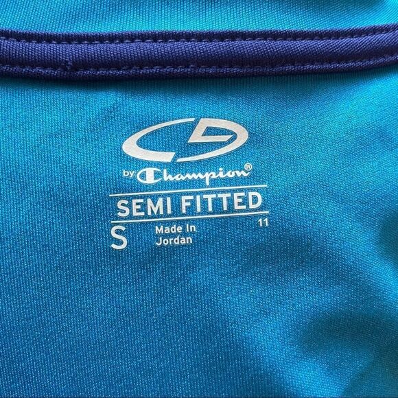 Champion Women’s Semi fitted blue tee Size Small - Picture 7 of 8